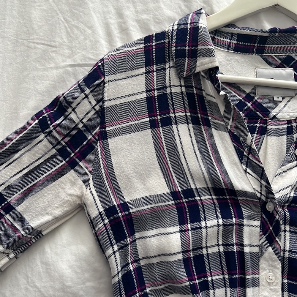 Rails Button Down Checkered Shirt - image 6